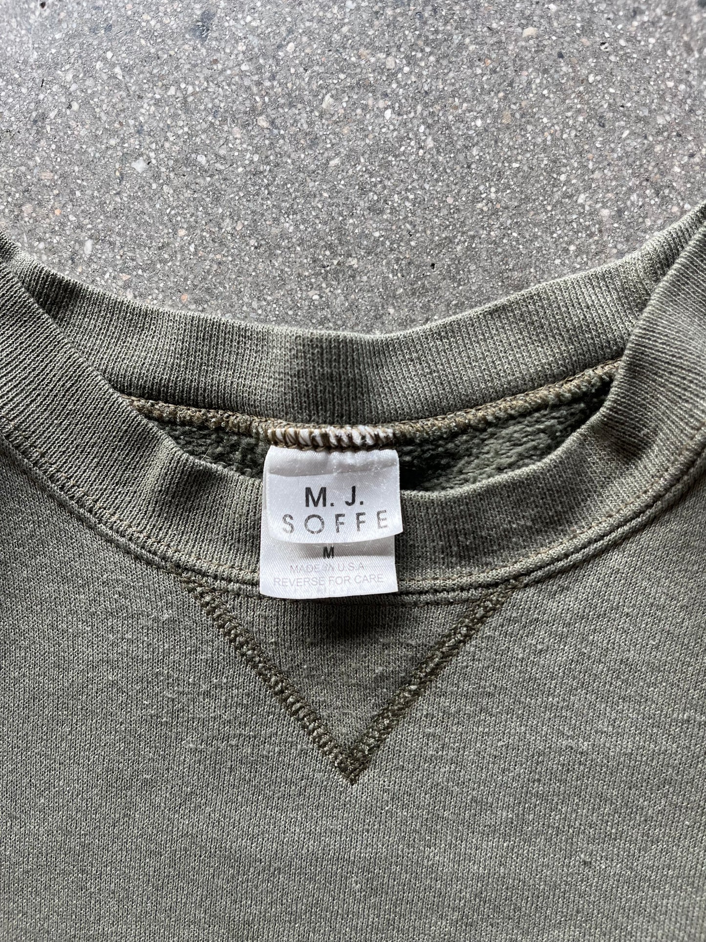 90’S FOREST GREEN USMC CREWNECK - BOXY M/L
