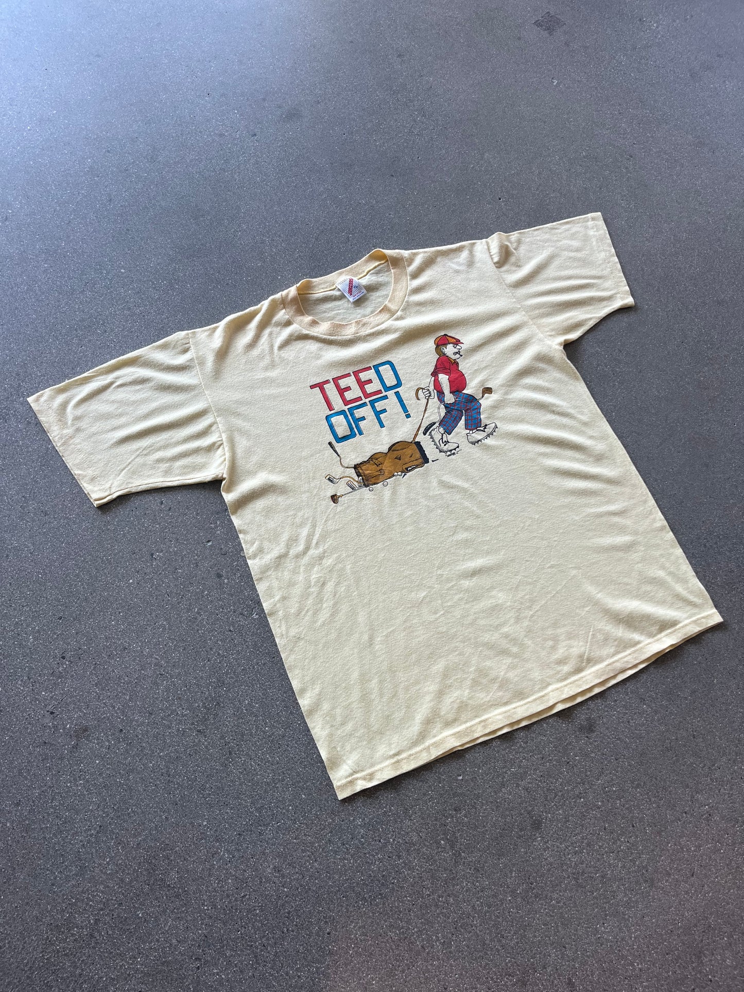 90’S “TEED OFF!” TEE - BOXY XL