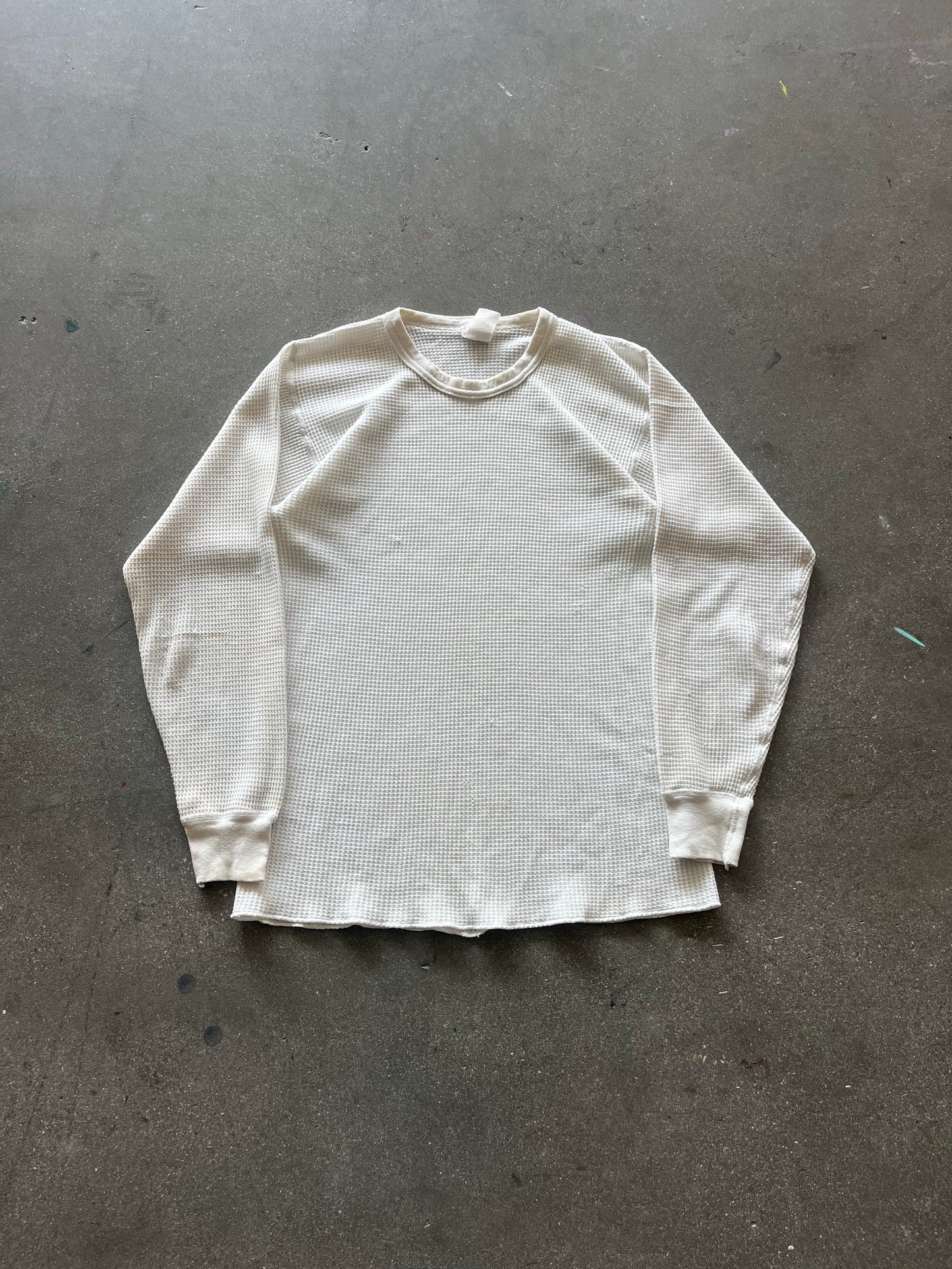 80’S IVORY WAFFLE THERMAL - M