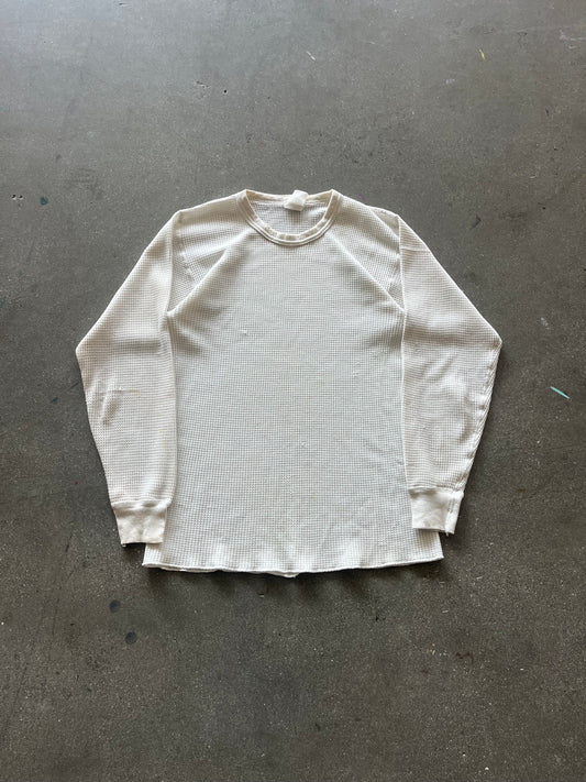 80’S IVORY WAFFLE THERMAL - M