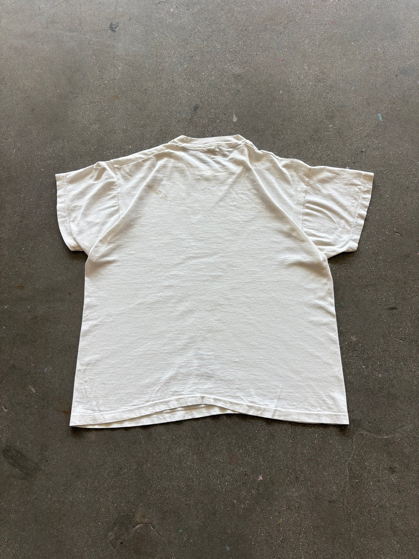 80’S PAINT SPLATTERED FRUIT OF THE LOOM BLANK - L