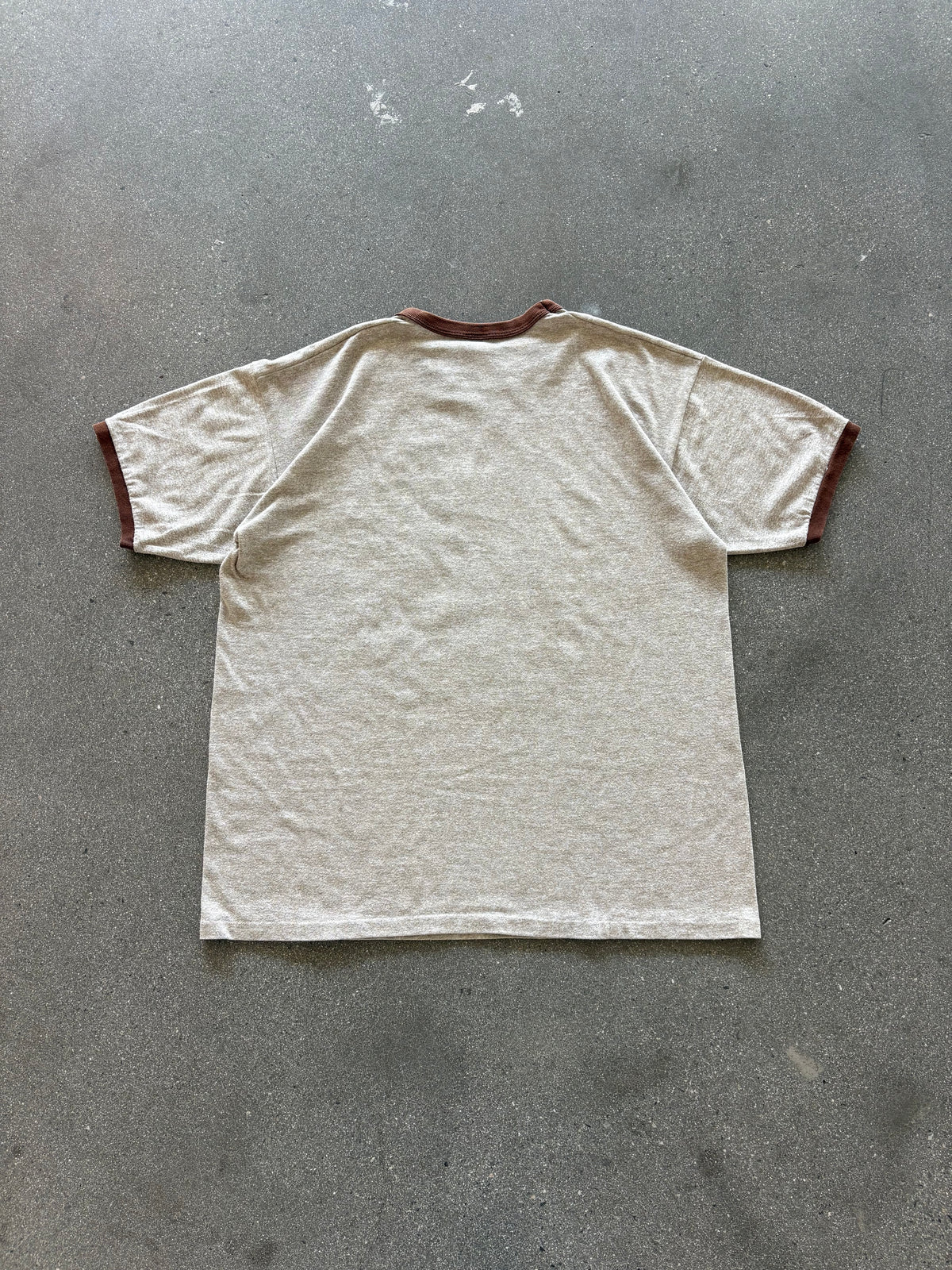 80’S BROWN “BASKETBALL CLASSIC” RUSSELL RINGER - M/L