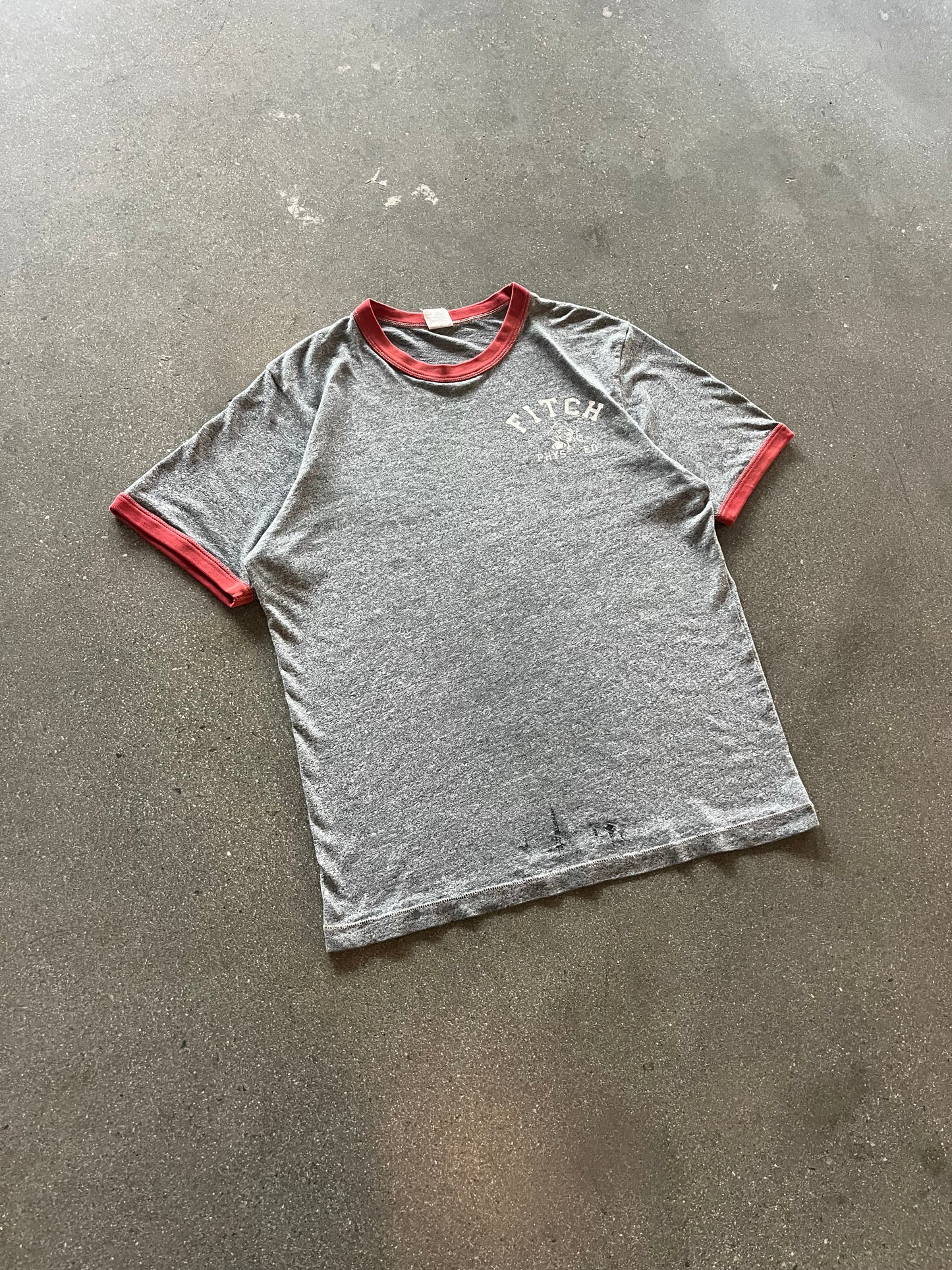 80’S ABERCROMBIE & FITCH “PHYS. ED” RINGER - M/L