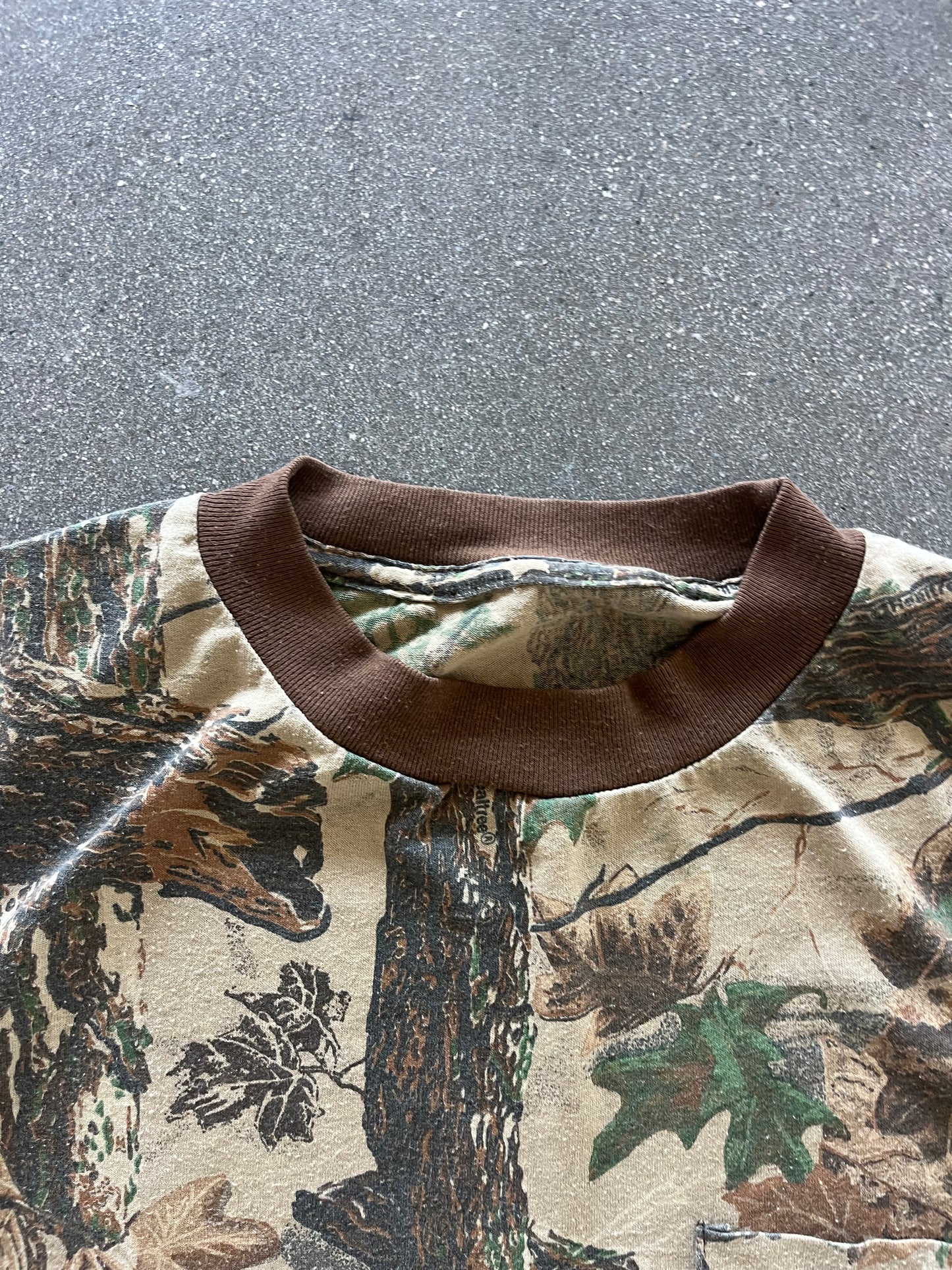 90’S REALTREE CAMO POCKET LONGSLEEVE - BOXY S/M