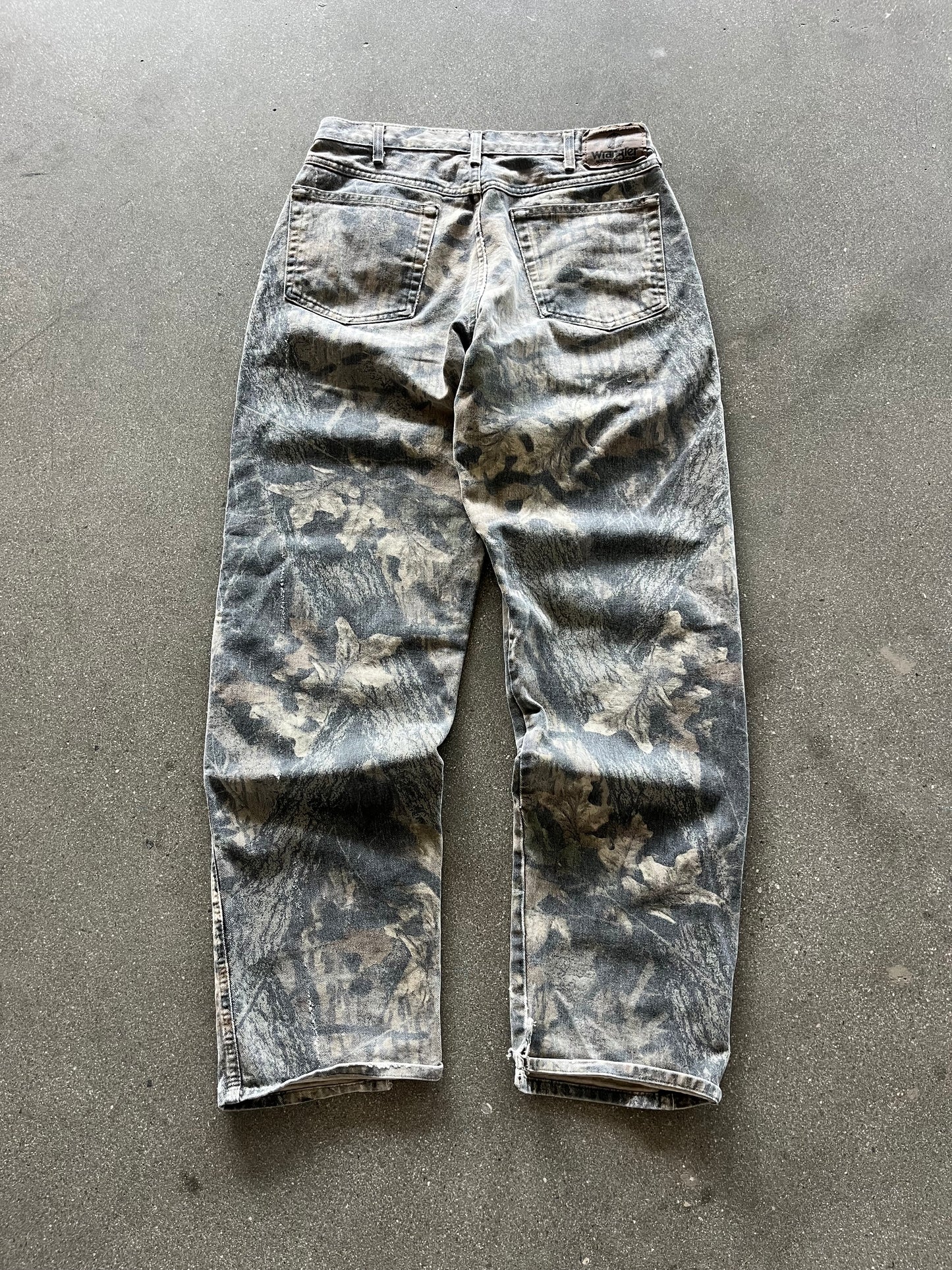 90’S REALTREE CAMO DOUBLE KNEE WRANGLERS - 32
