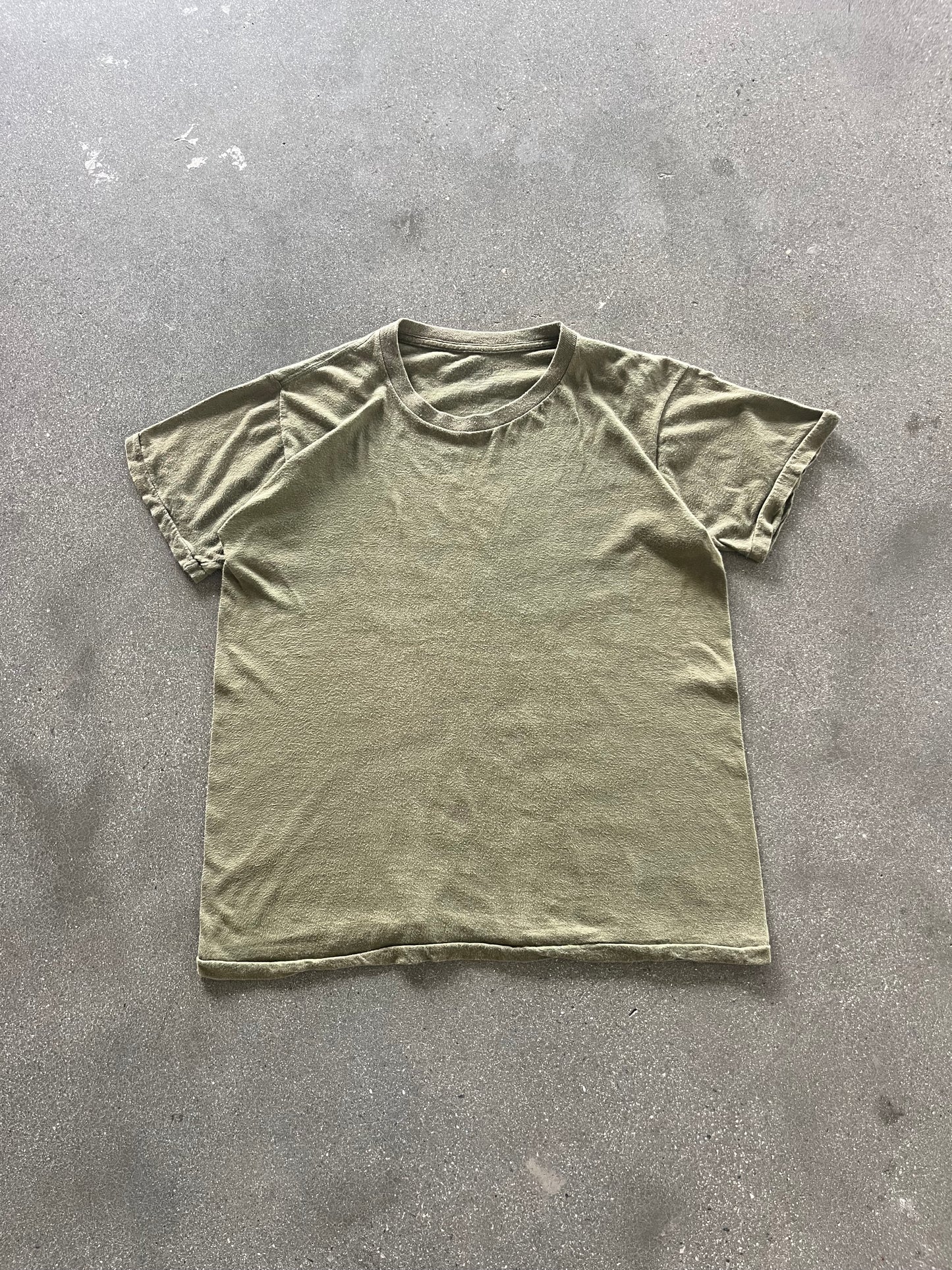 80’S MATCHA GREEN ARMY BLANK - M/L