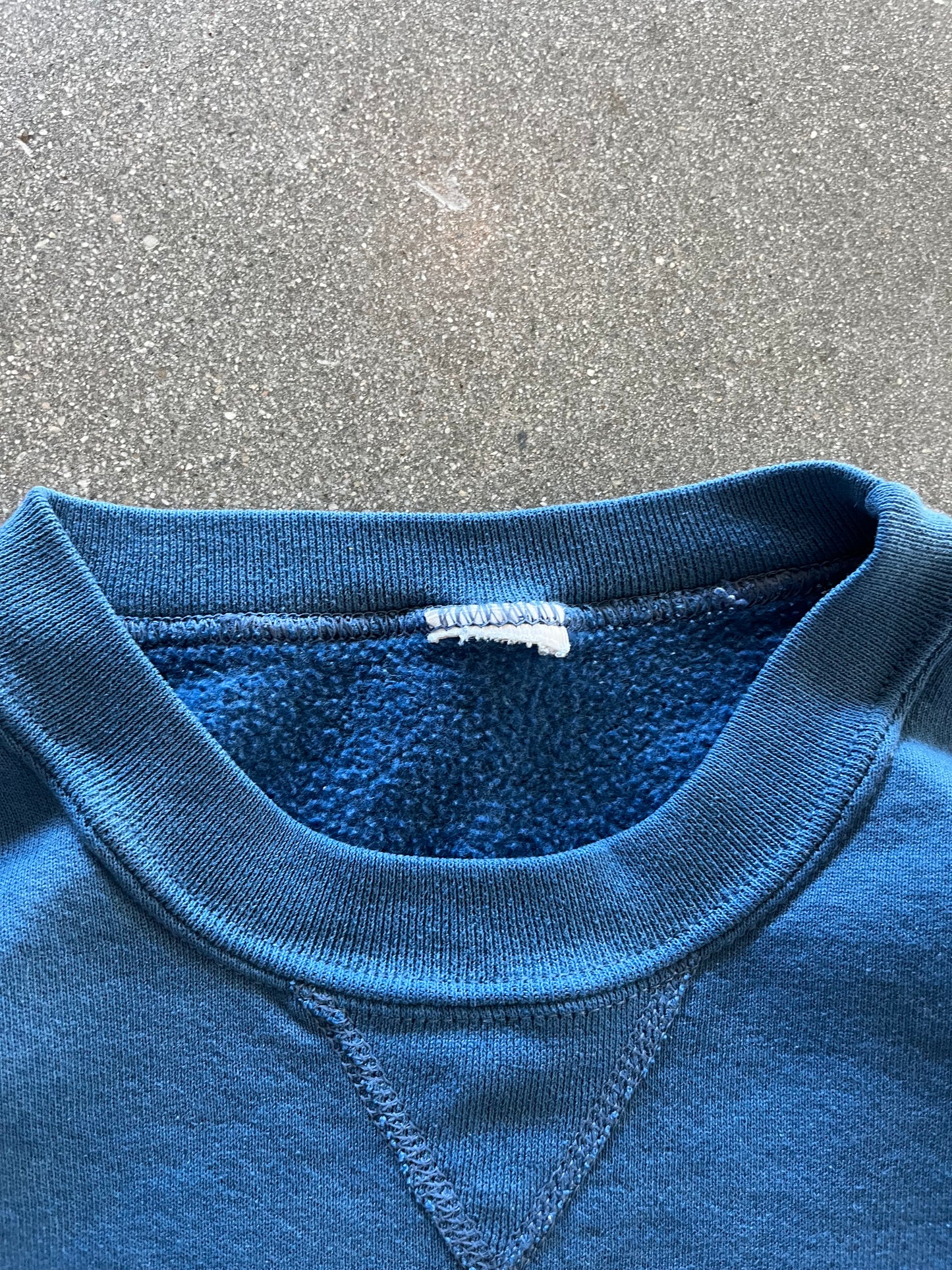 90’S PRIMARY BLUE RUSSELL CREWNECK - BOXY L