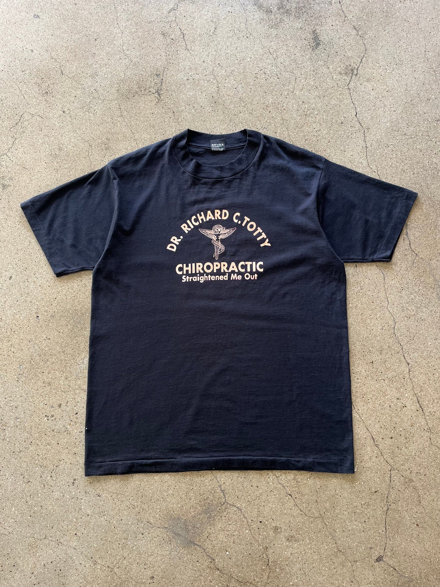 90’S “TOTTY FOR THE BODY” CHIROPRACTOR TEE - XL