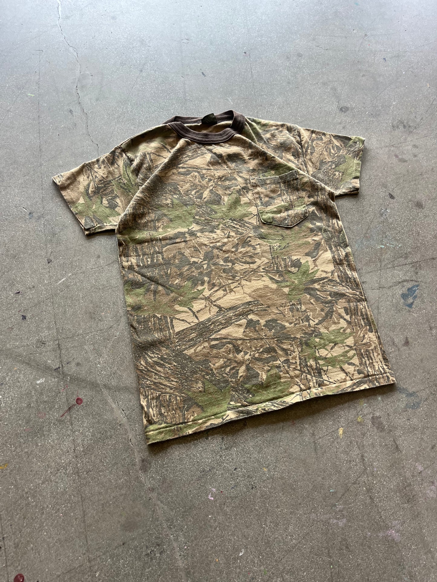 90’S REALTREE CAMO POCKET TEE - S/M