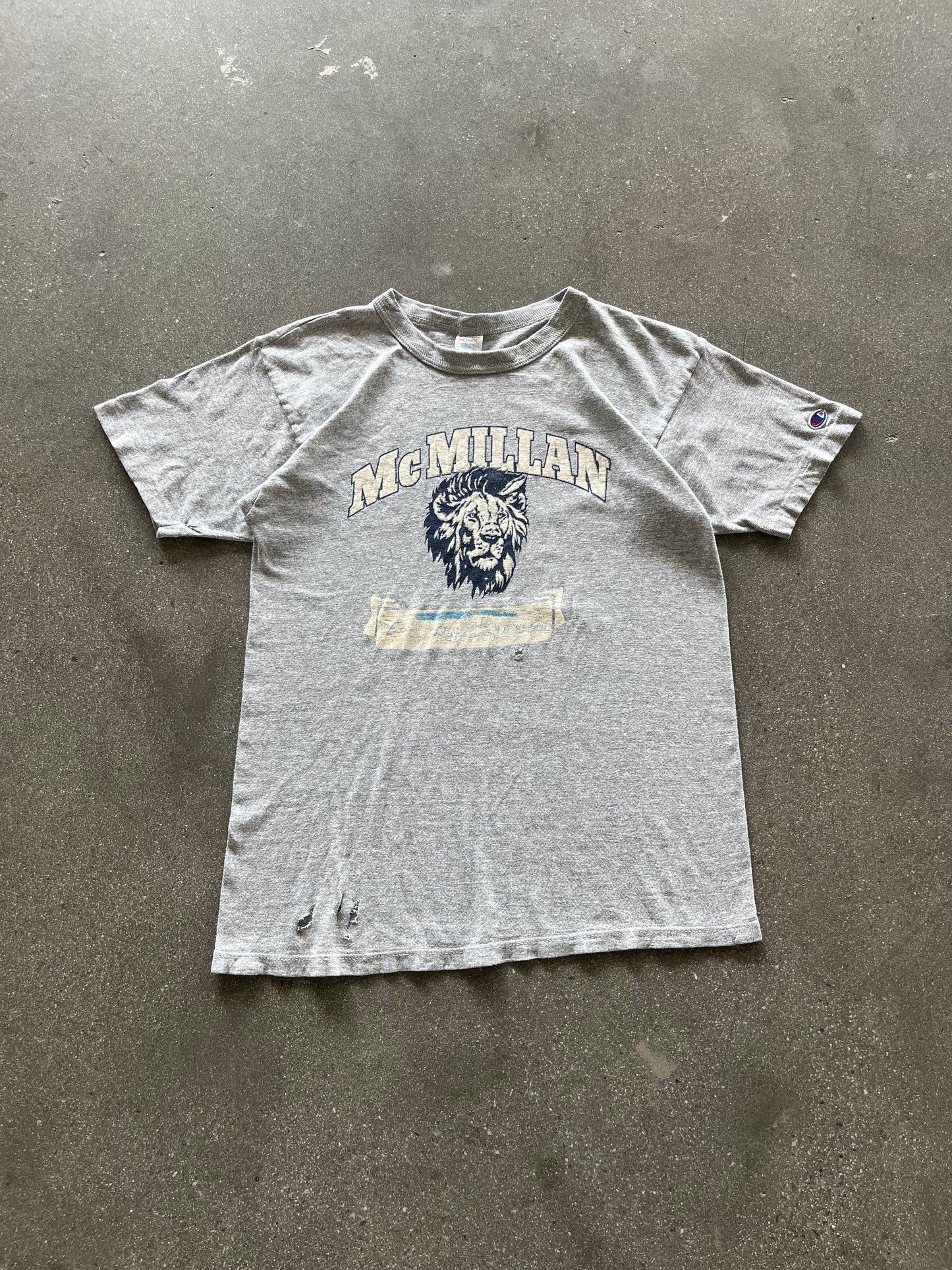 80’S CHAMPION “MCMILLIAN P.E.” SHIRT - M
