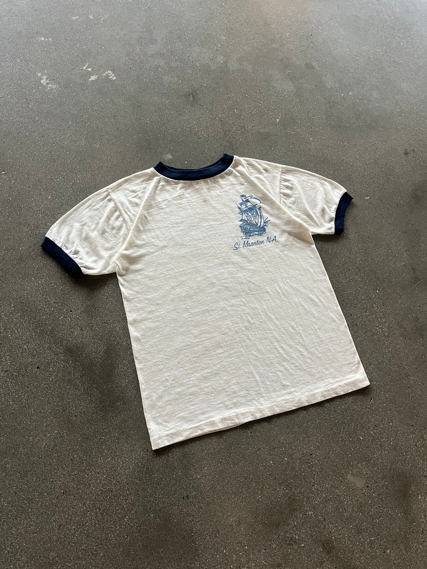 80’S “ST. MAARTEN” SHIP RINGER - M