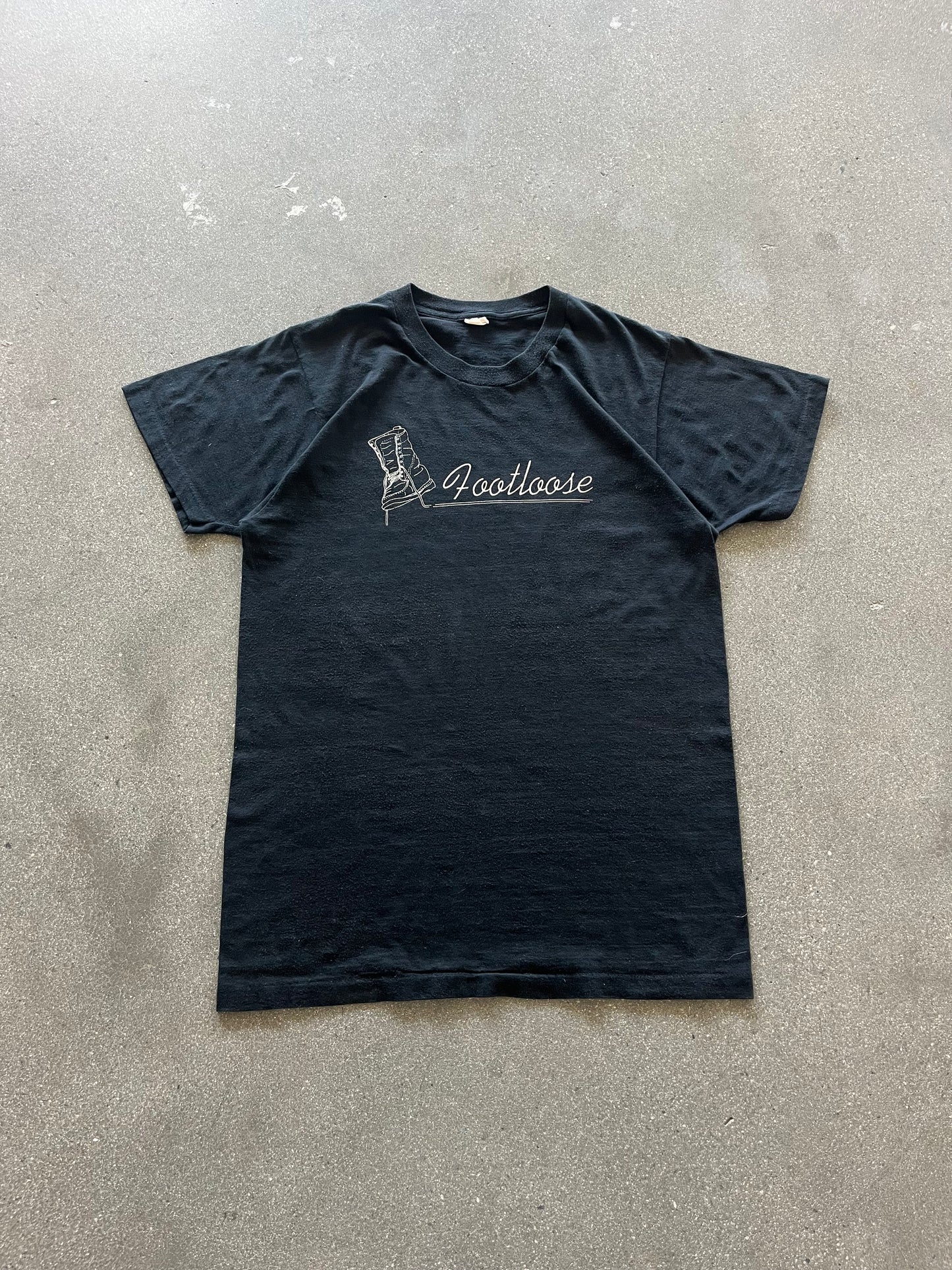80’S BLACK “FOOTLOOSE” TEE - M