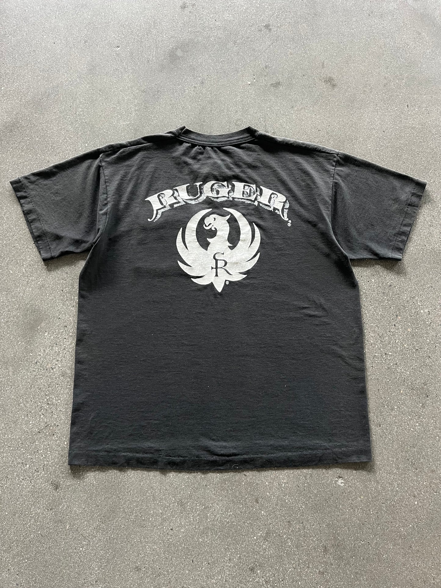 90’S FADED RUGER POCKET TEE - BOXY L/XL