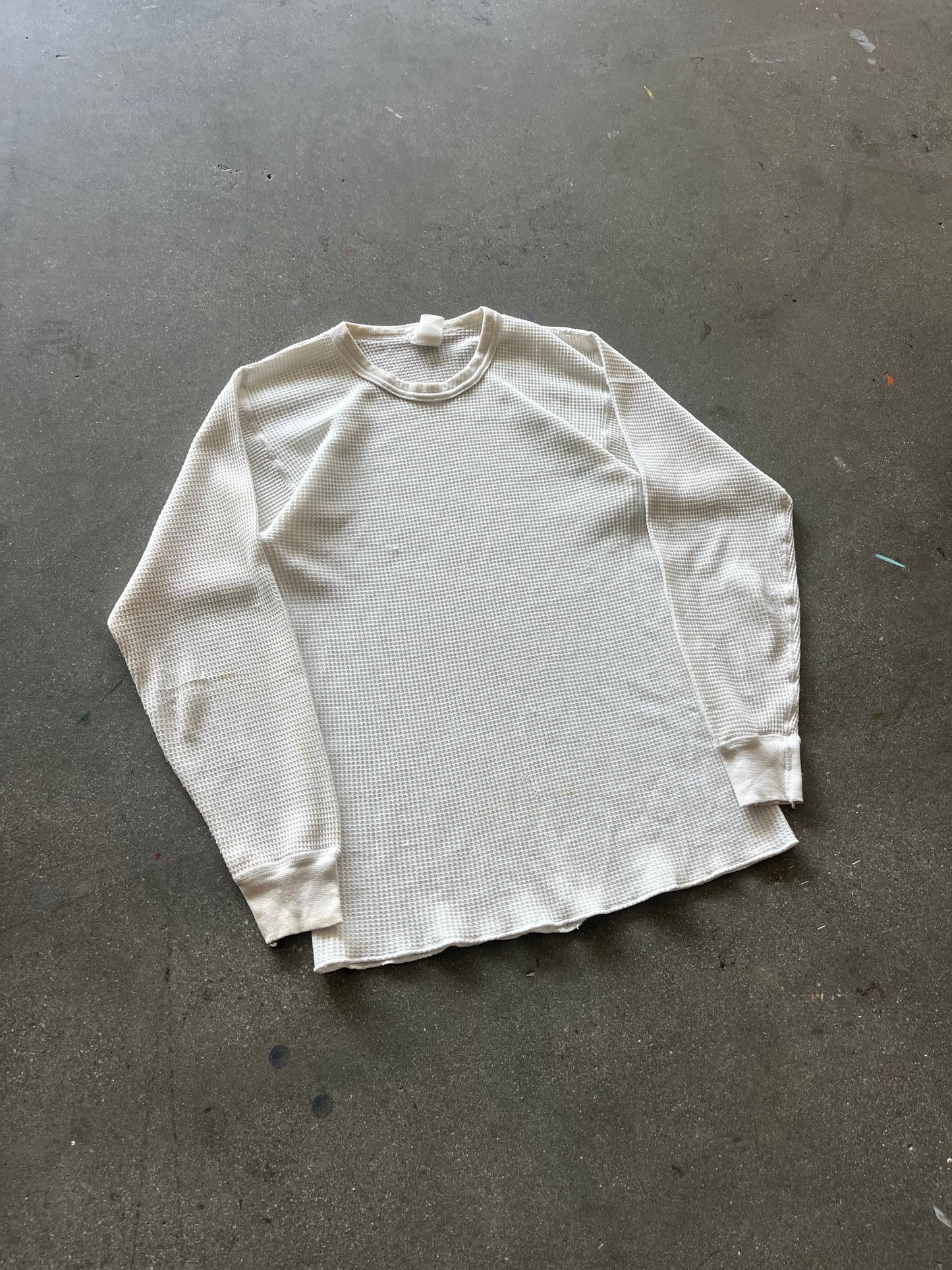 80’S IVORY WAFFLE THERMAL - M