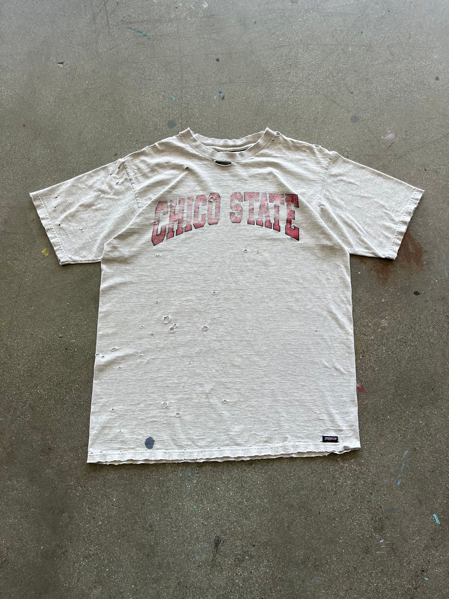 90’S THRASHED “CHICO STATE” TEE - L/XL