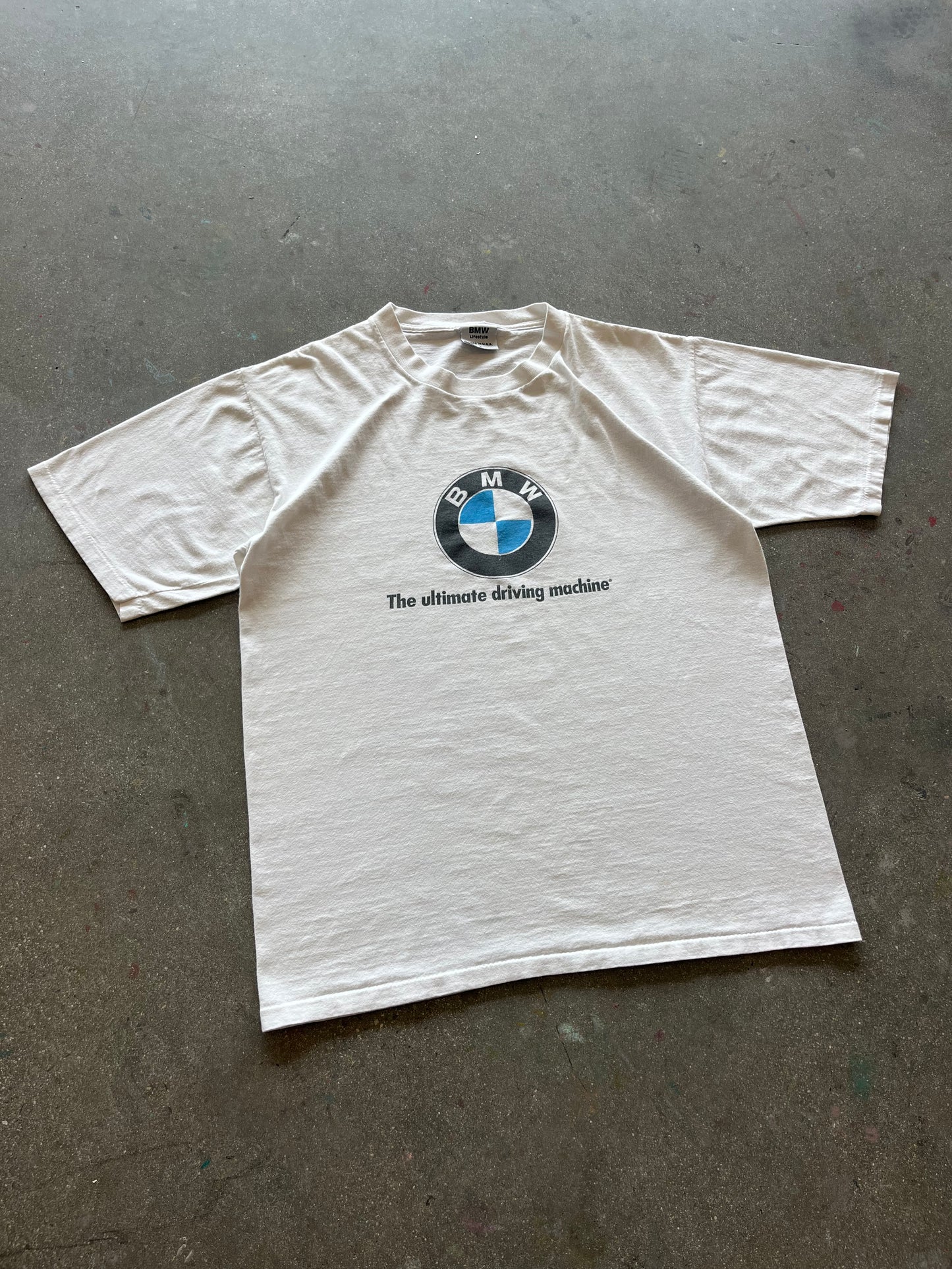 90’S BMW “THE ULTIMATE DRIVING MACHINE” TEE - L