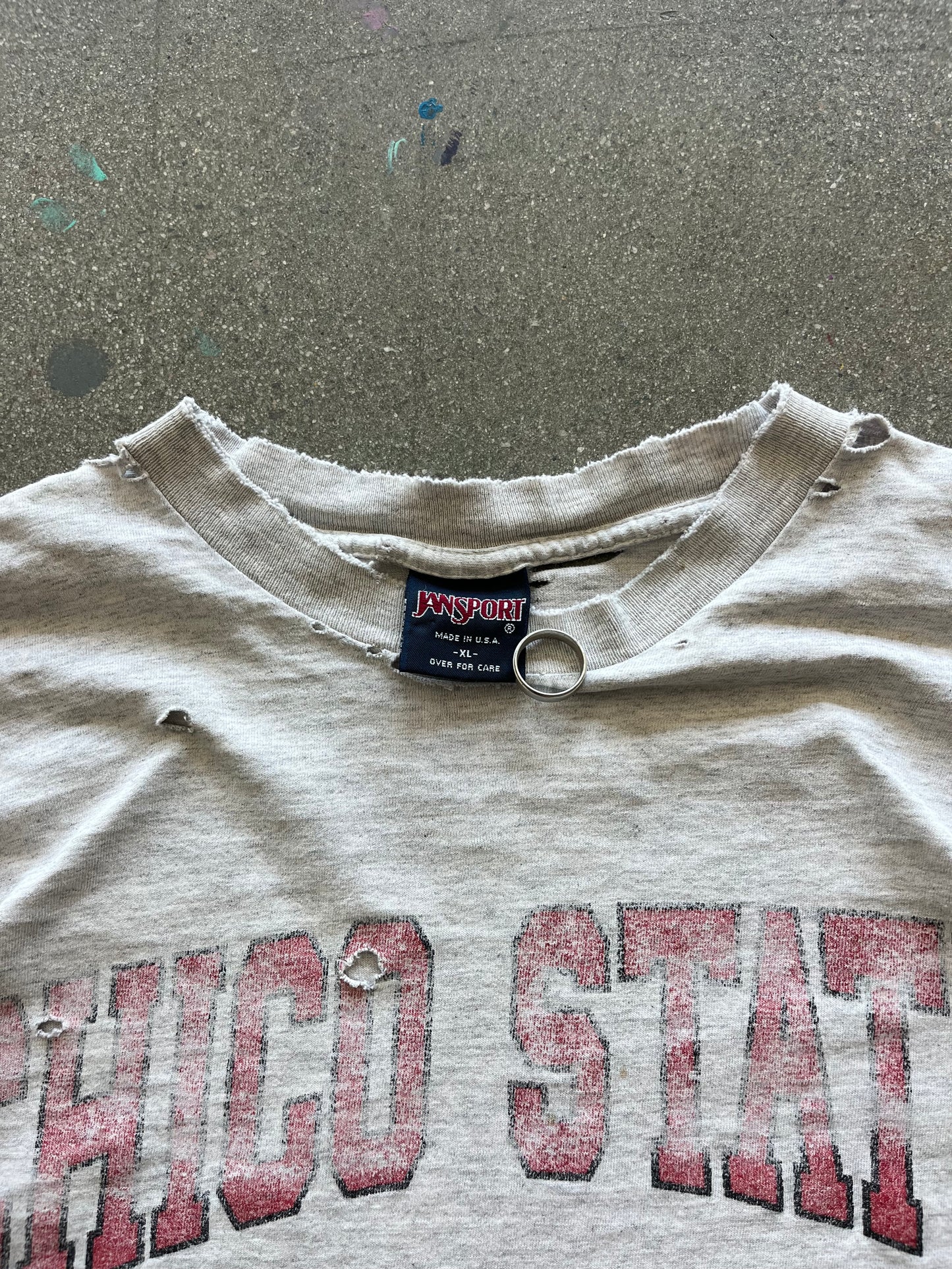 90’S THRASHED “CHICO STATE” TEE - L/XL