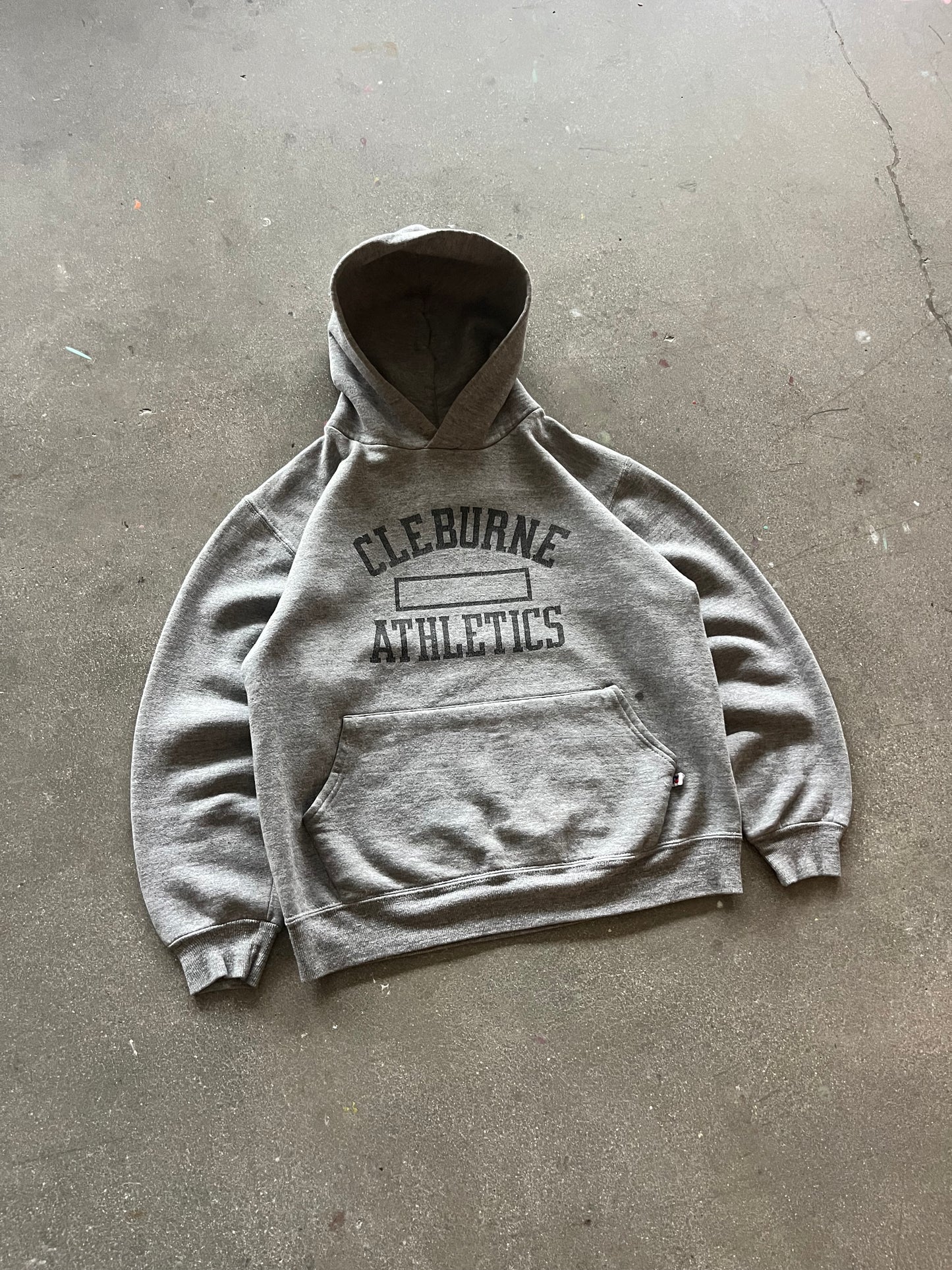 90’S “CLEBURNE ATHLETICS” RUSSELL HOODIE - M
