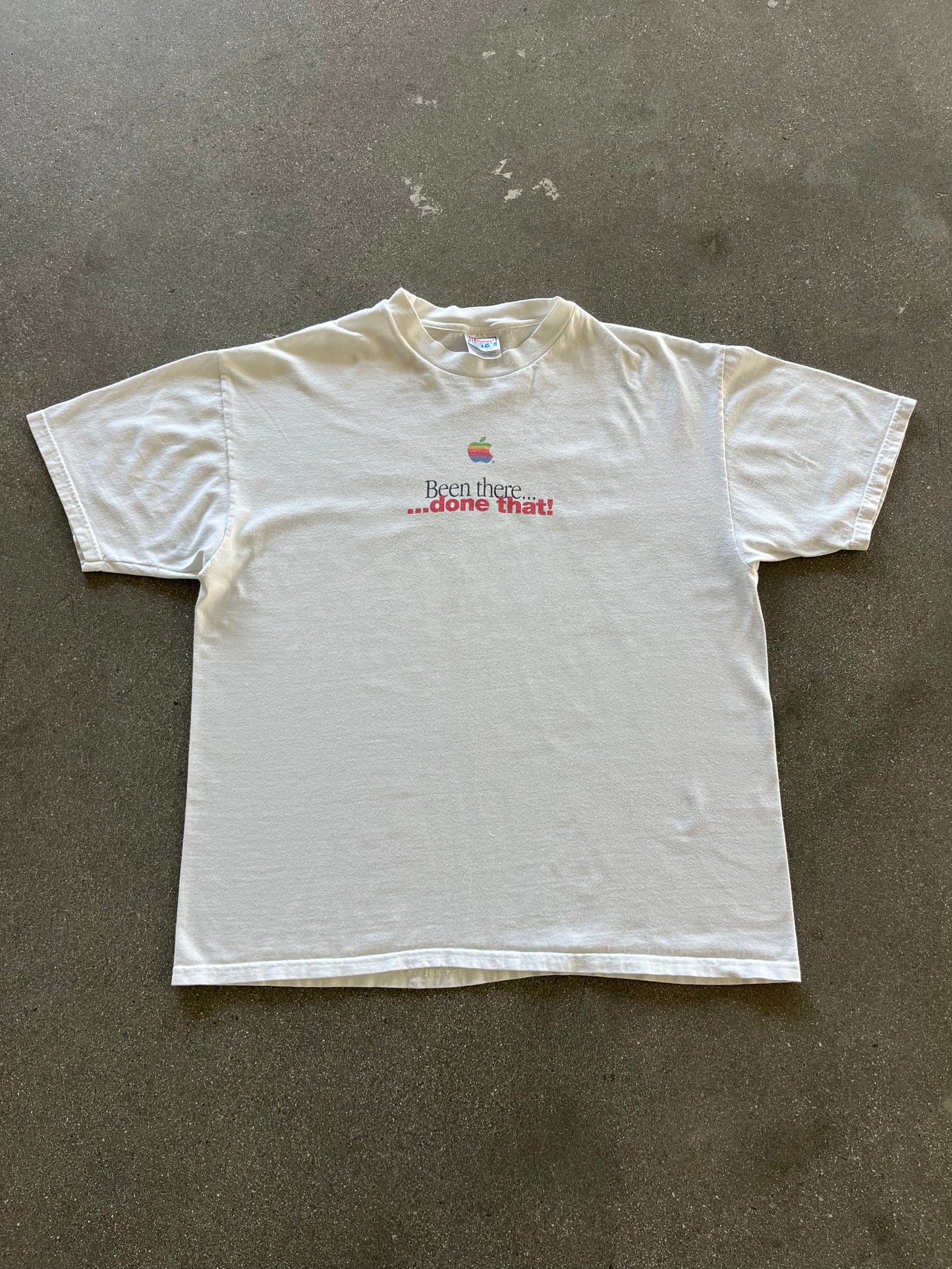 2000’S APPLE MACINTOSH “BEEN THERE… DONE THAT!” TEE - BOXY L/XL