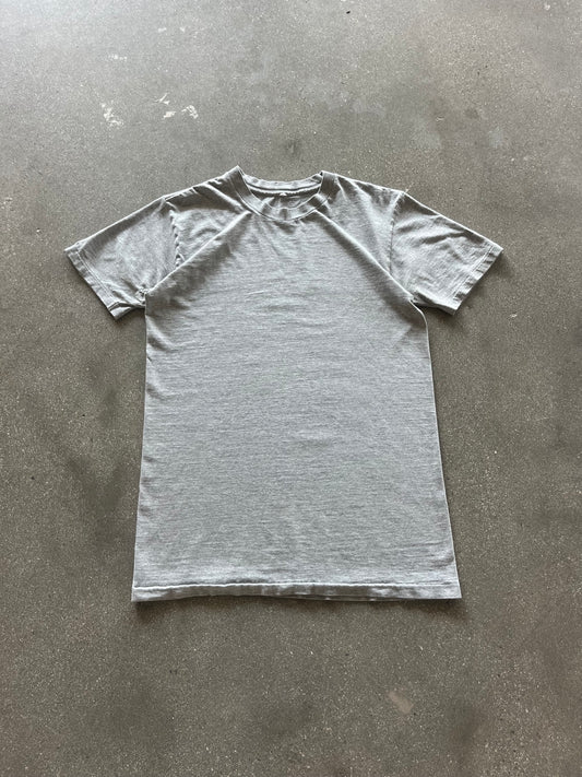 80’S HEATHER GRAY BLANK - M/L