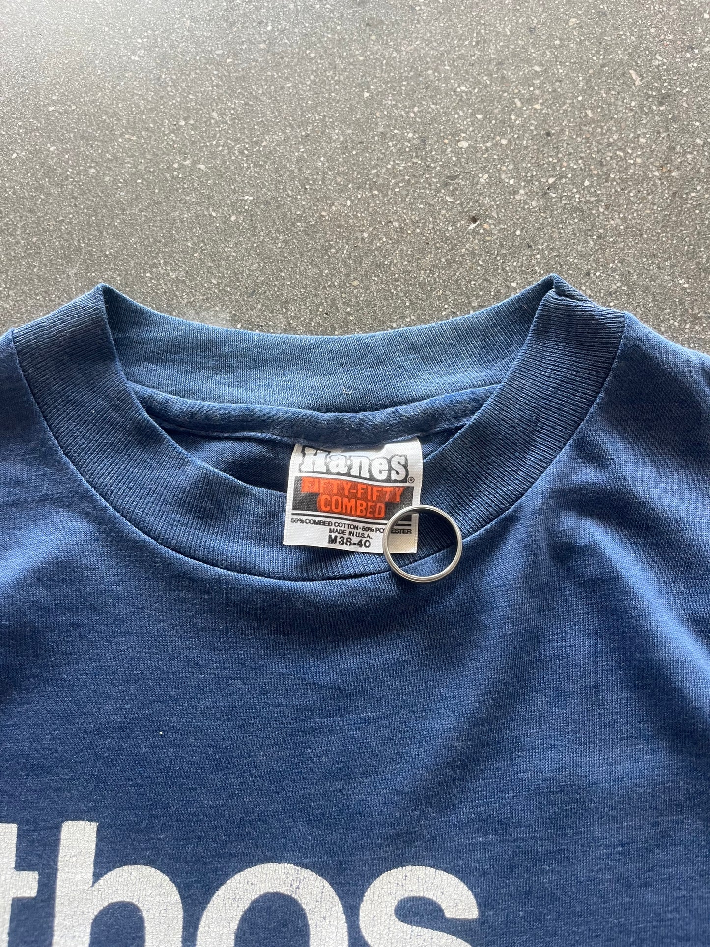 70’S BLUE “ATHOS FOR …” TEE - M