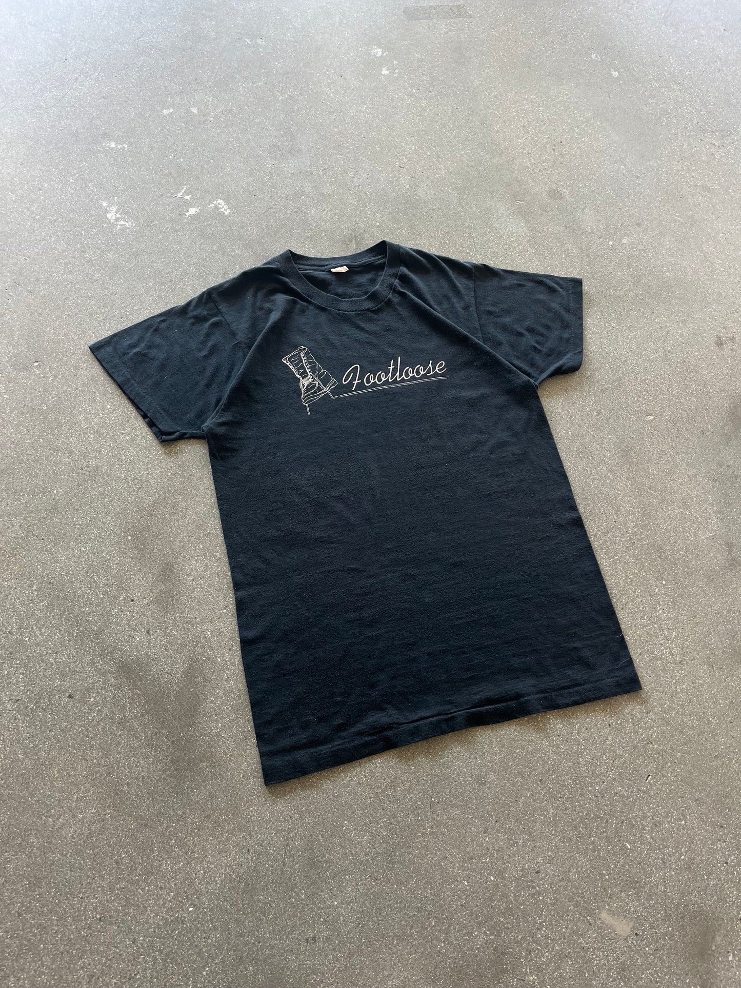 80’S BLACK “FOOTLOOSE” TEE - M