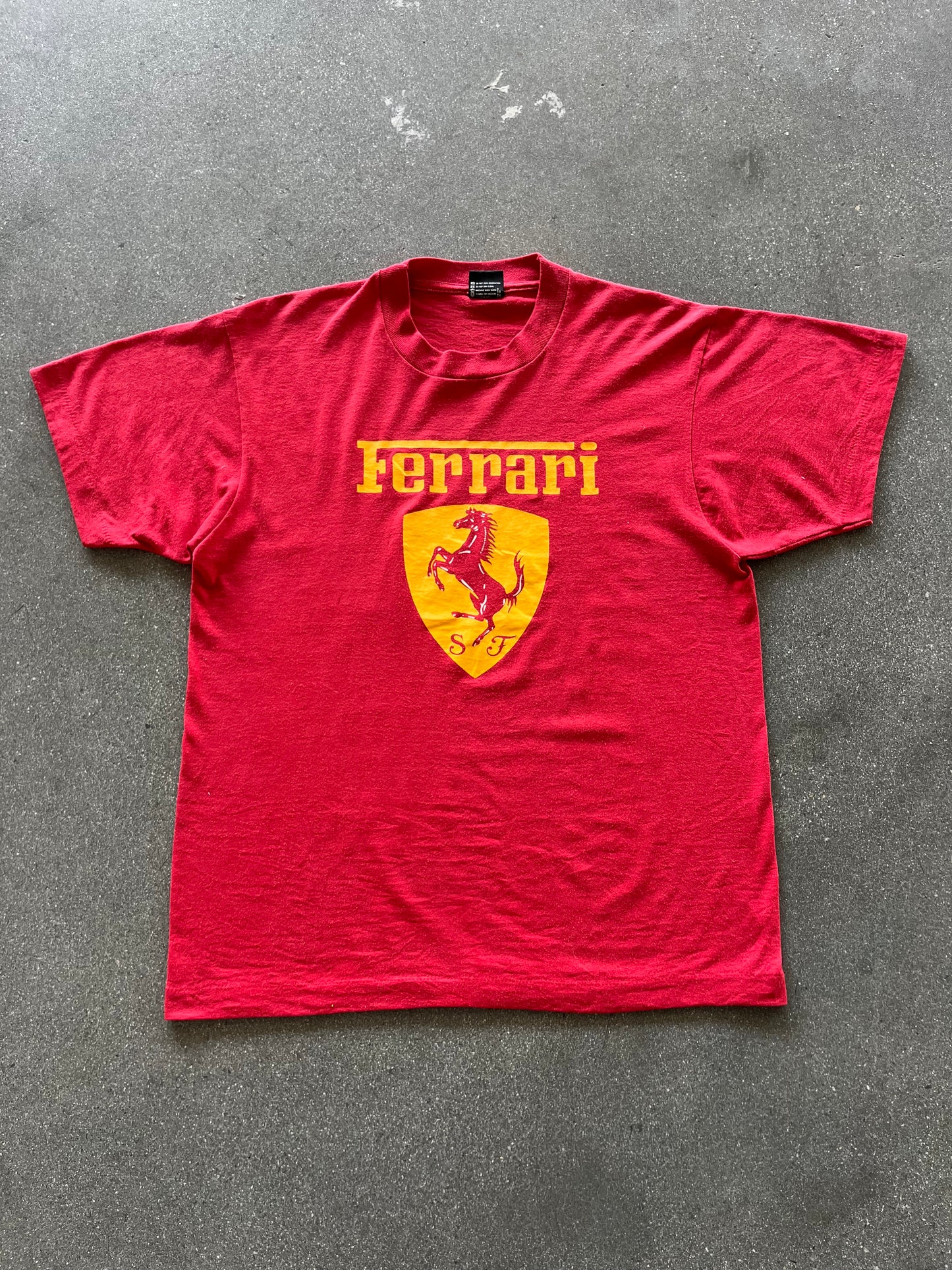 90’S RED “FERRARI” TEE - L