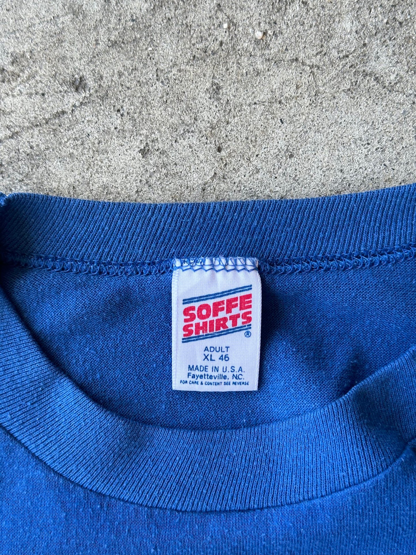 90’S BLUE “USMC” TEE - BOXY L