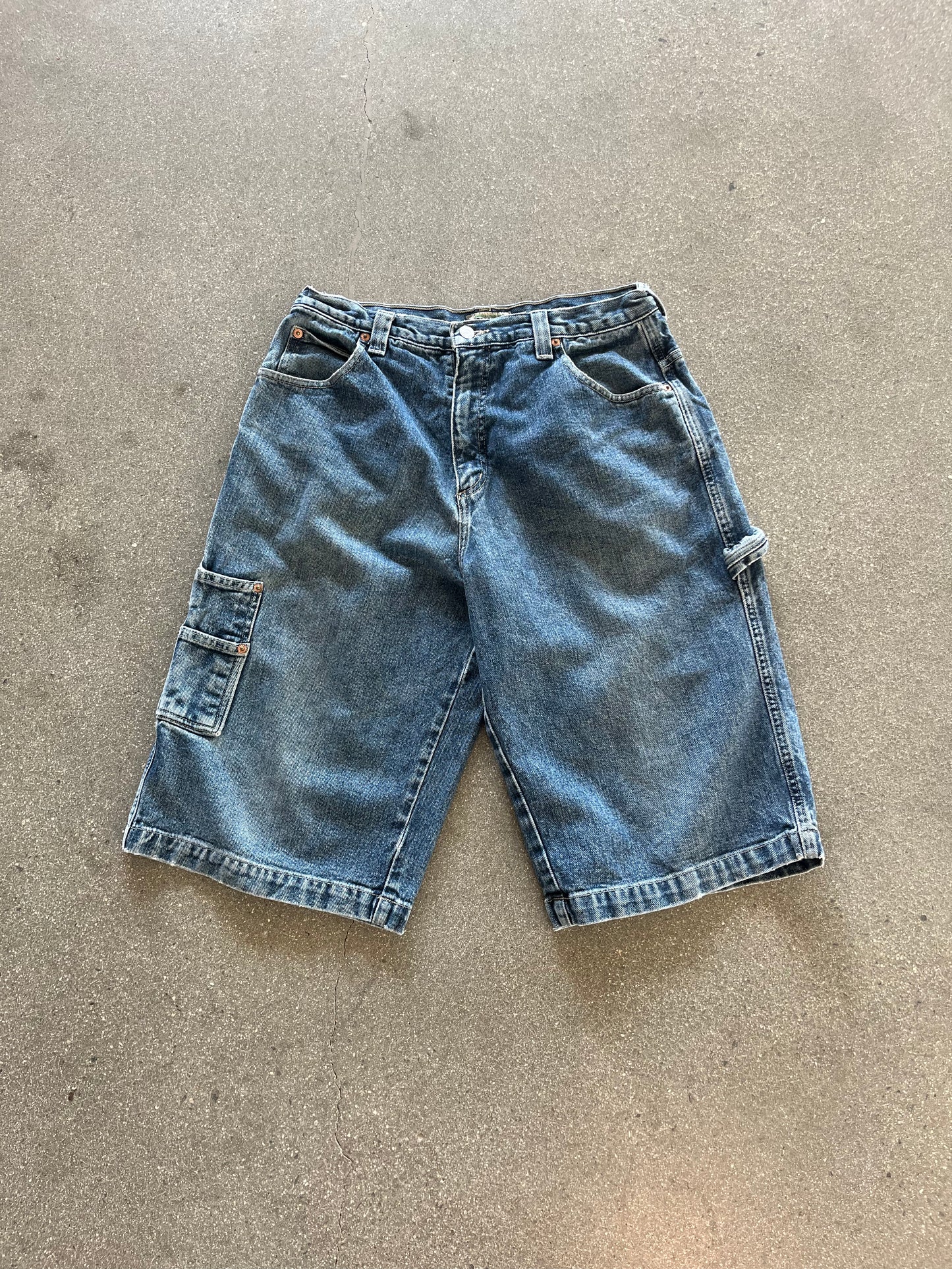 90’S FADED GUESS CARPENTER JORTS - 33