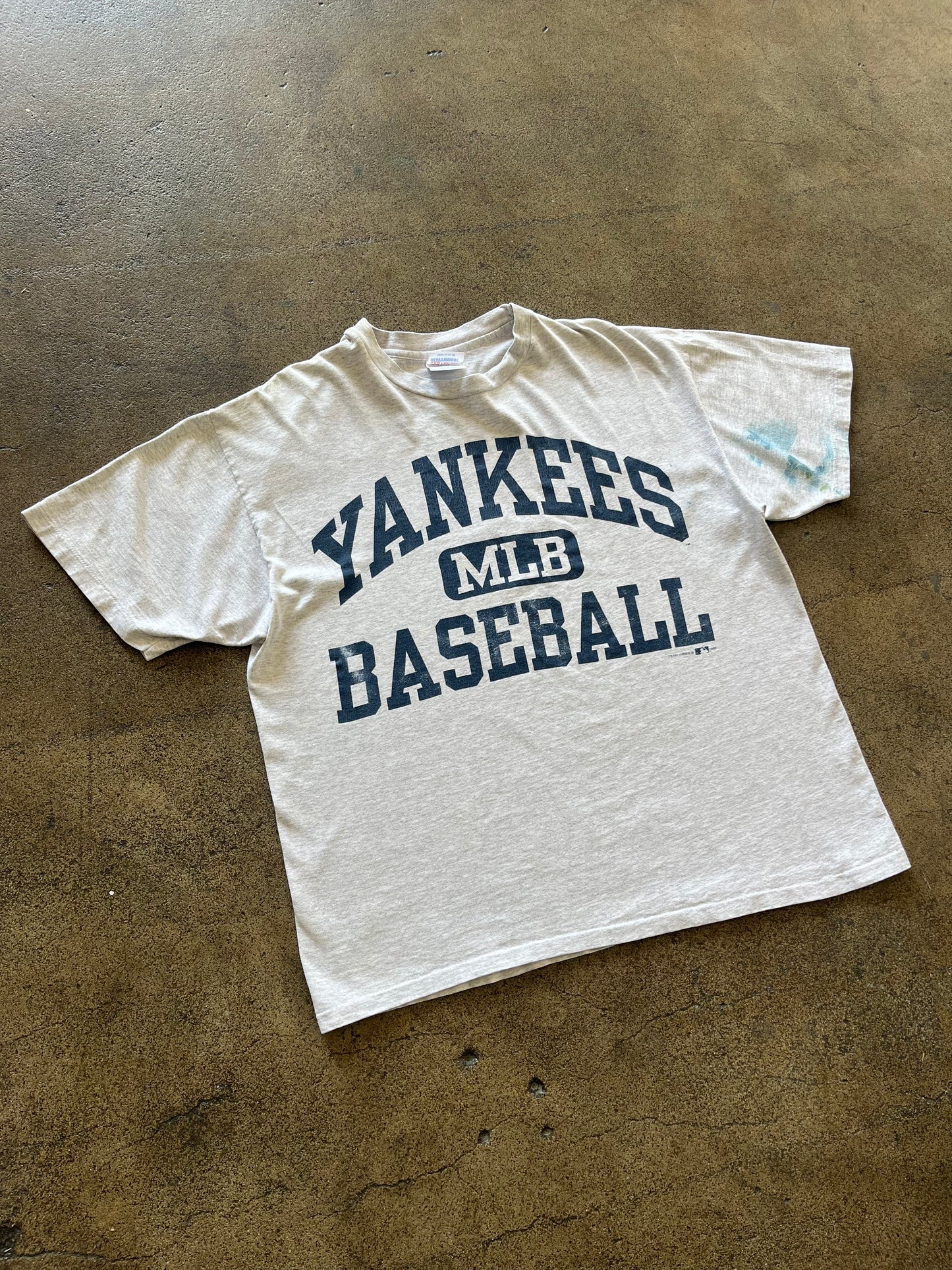 90’S YANKEES BASEBALL TEE - BOXY L