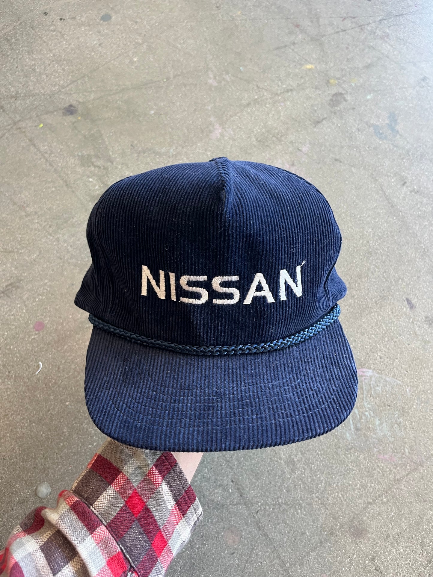 90’S NISSAN CORDUROY HAT - ONE SIZE