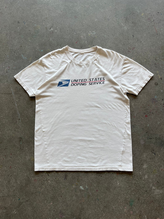 2000’S “UNITED STATES DOPING SERVICE” TEE - L
