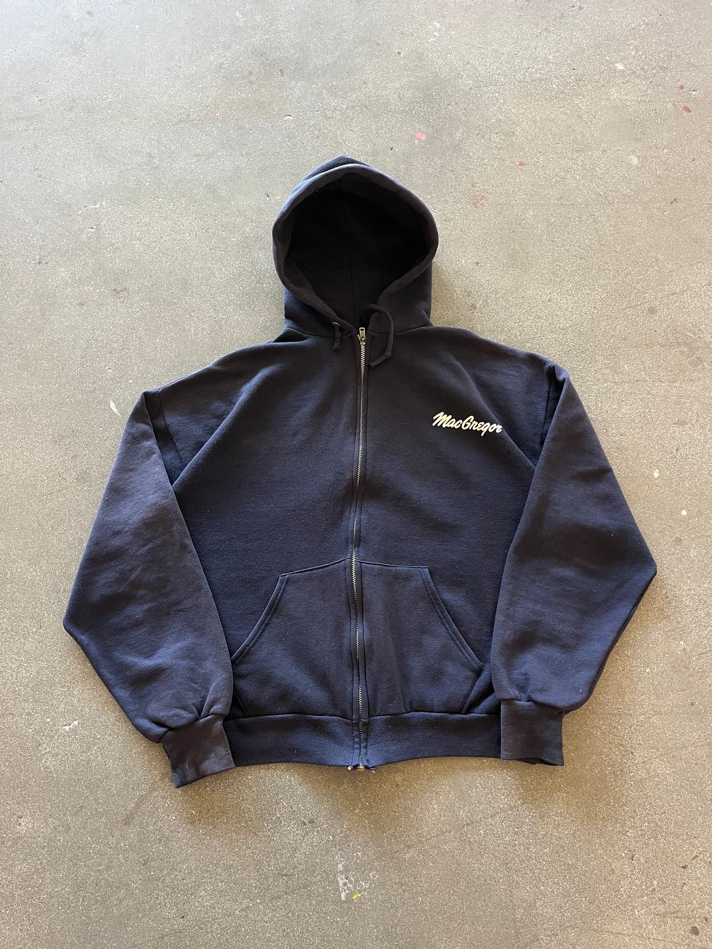 80’S NAVY “MACGREGOR” ZIP UP HOODIE - BOXY M