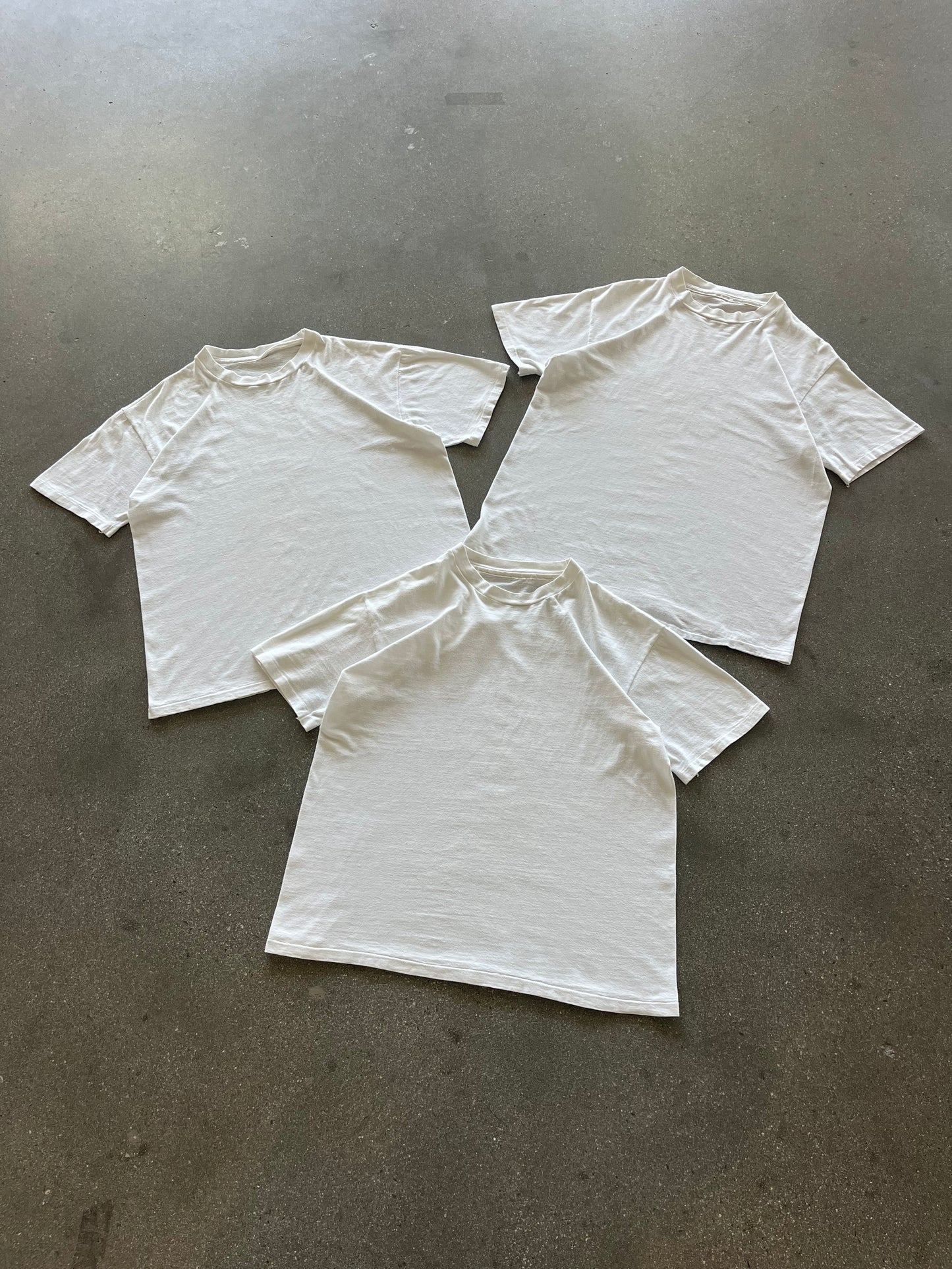90’S WHITE SINGLE STITCH BLANKS (3 PACK) - L