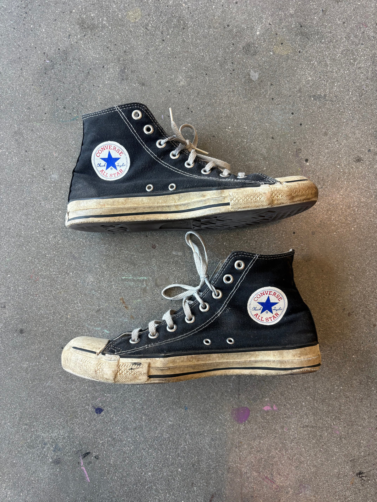 90'S miUSA BLACK CONVERSE - 10.5 US MENS