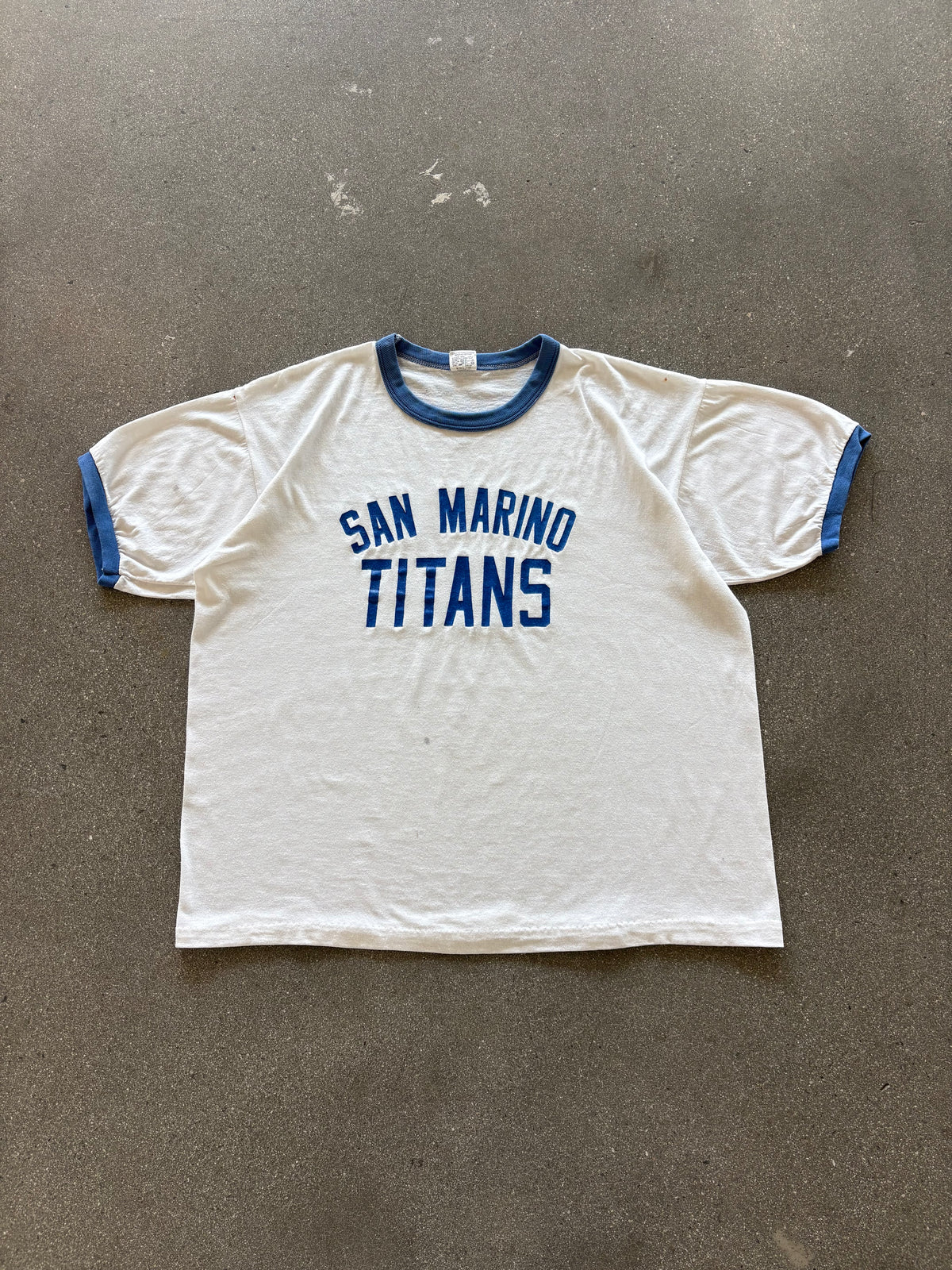 70'S RUSSELL "TITANS" RINGER TEE - BOXY M