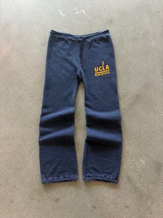 80'S NAVY "UCLA" BOOTCUT SWEATPANTS - S