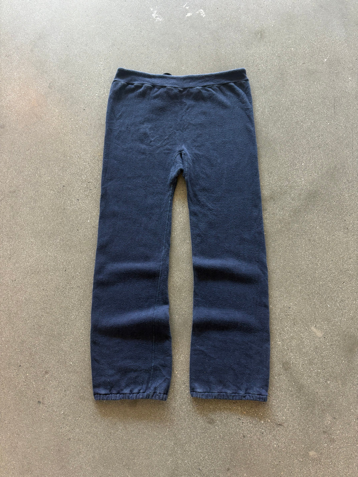 80'S NAVY "UCLA" BOOTCUT SWEATPANTS - S