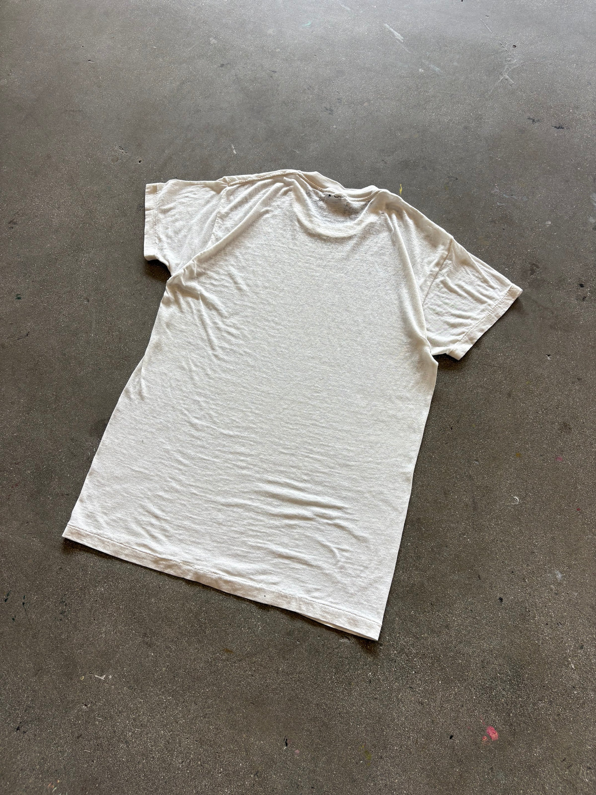 80'S PAPER THIN WHITE SINGLE STITCH BLANK - S/M
