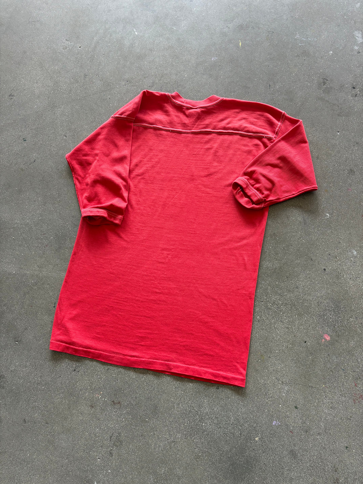 80'S RED "SPACE SHUTTLE" HALF SLEEVE JERSEY - M/L