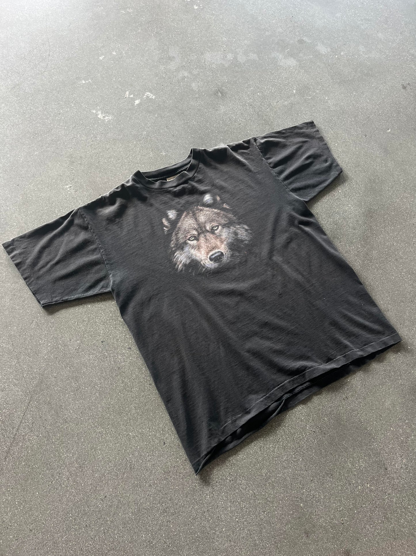 90'S FADED WOLF TEE - BOXY L