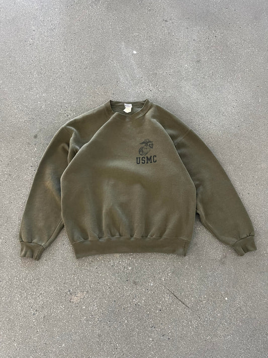 90'S USMC CREWNECK - L
