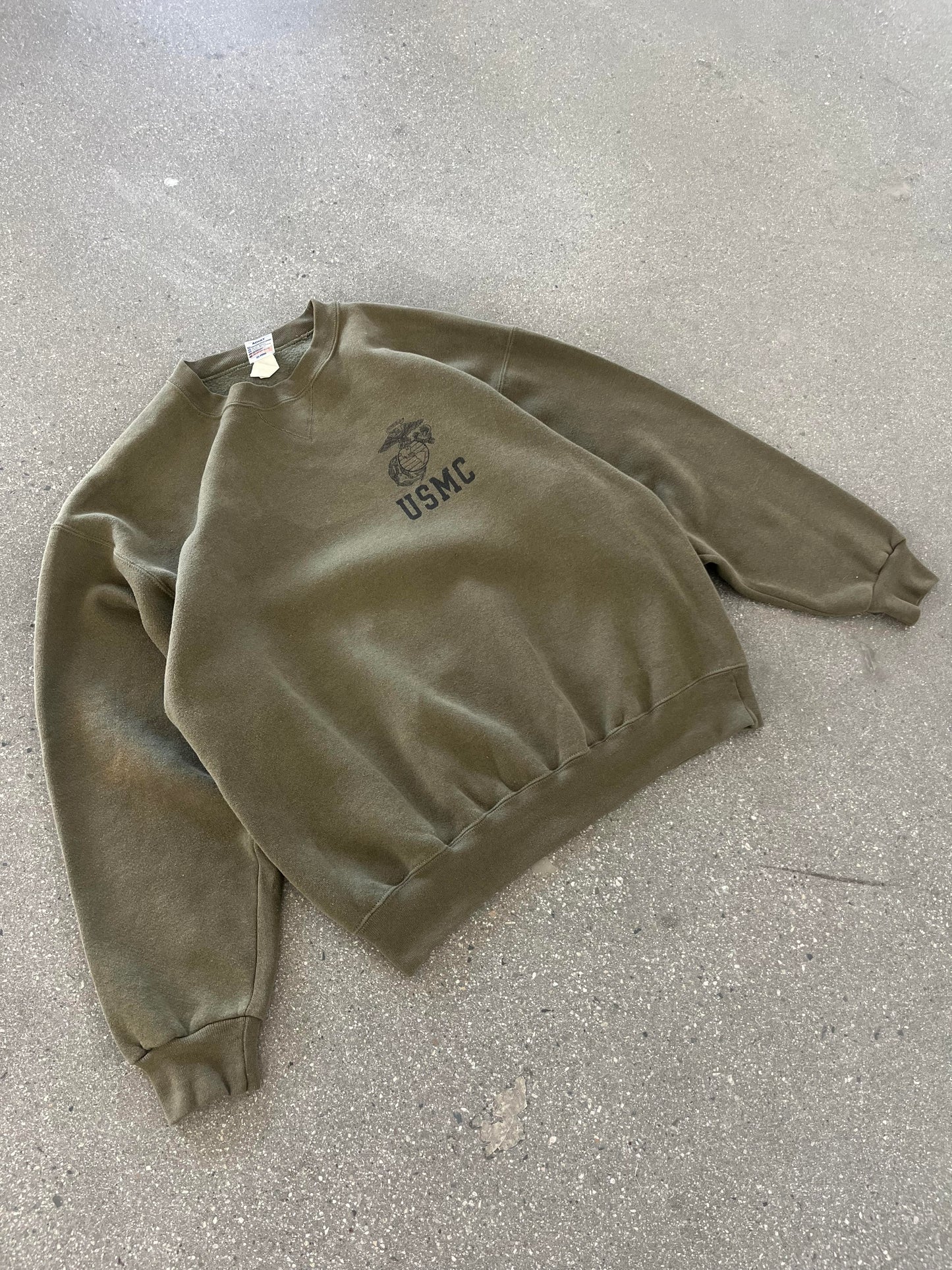90'S USMC CREWNECK - L