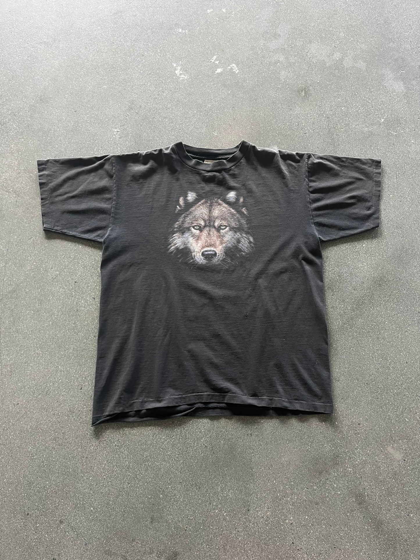 90'S FADED WOLF TEE - BOXY L