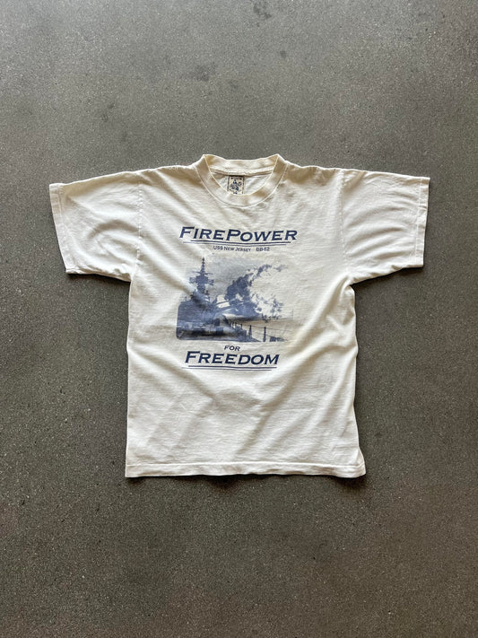 90'S FIREPOWER FOR FREEDOM TEE - M
